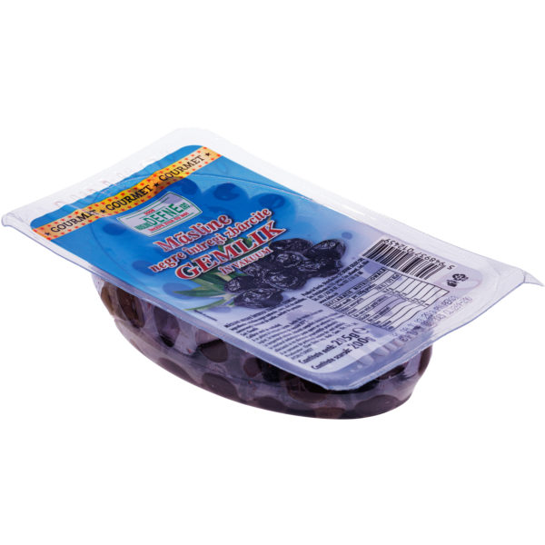 Masline negre intregi Gemlik Defne 200g