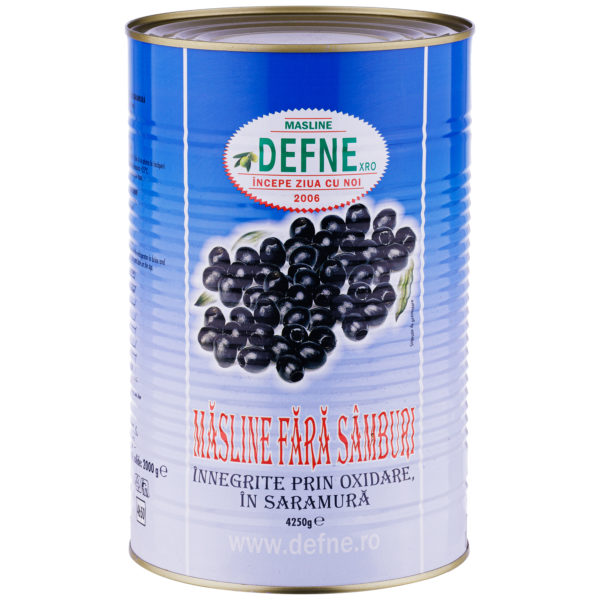 Masline negre fara samburi Defne 4250g