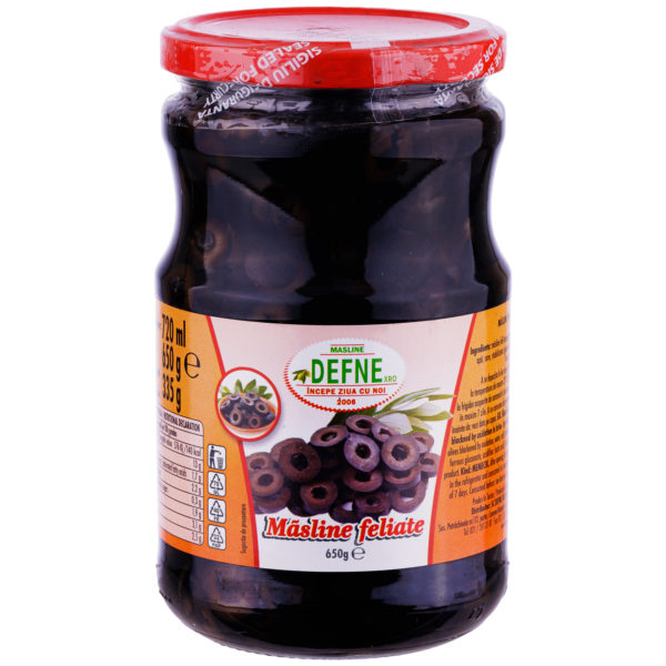 Masline negre feliate Defne 720ml