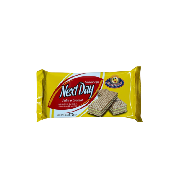 Next Day Napolitane cu crema cu aroma de lamaie 175g
