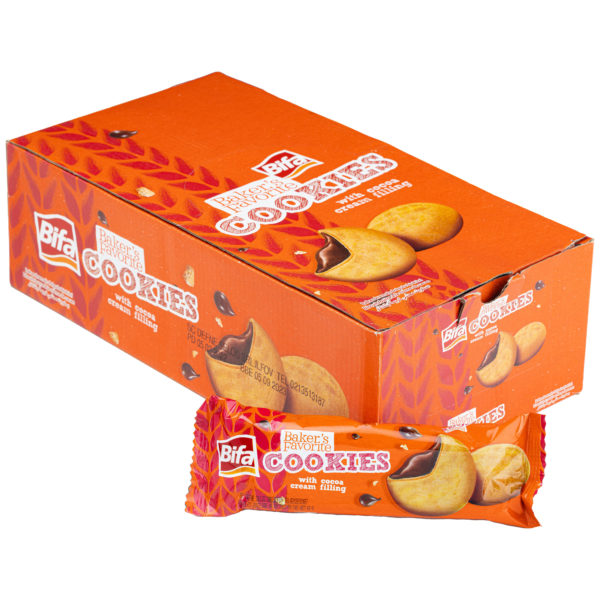 Bifa Butter Cookies - prajitura cu unt umpluta cu crema de ciocolata 20g