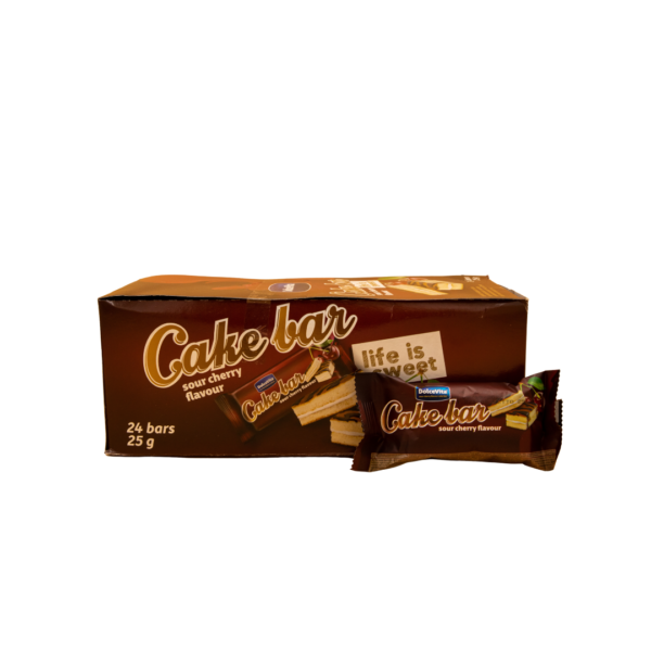 Cake bar Dolce Vita - prajitura cu crema cu aroma de cirese acre 25g