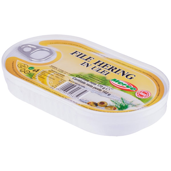 File Hering in ulei Merve 170g