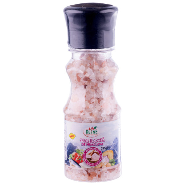 Sare iodata de Himalaya - rasnita - 225g