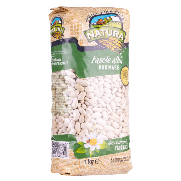 Fasole alba bob mare Natura 1kg