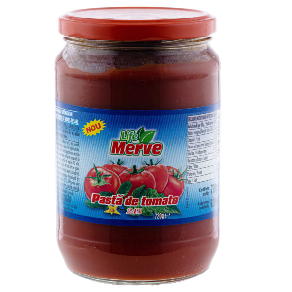 Pasta de tomate 24% Merve 720ml