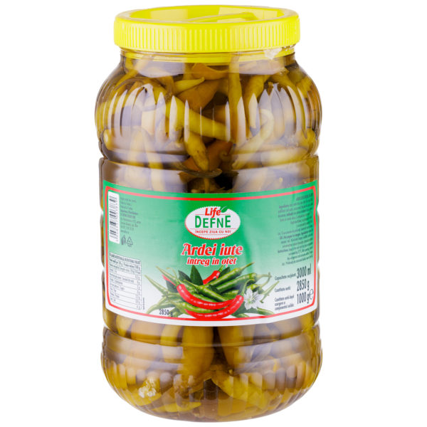 Ardei iute intreg in otet Defne 3000ml