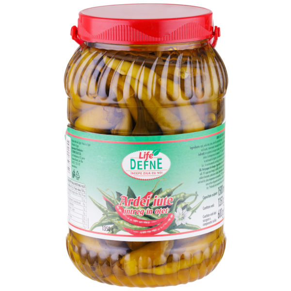 Ardei iute intreg in otet Defne 1500ml