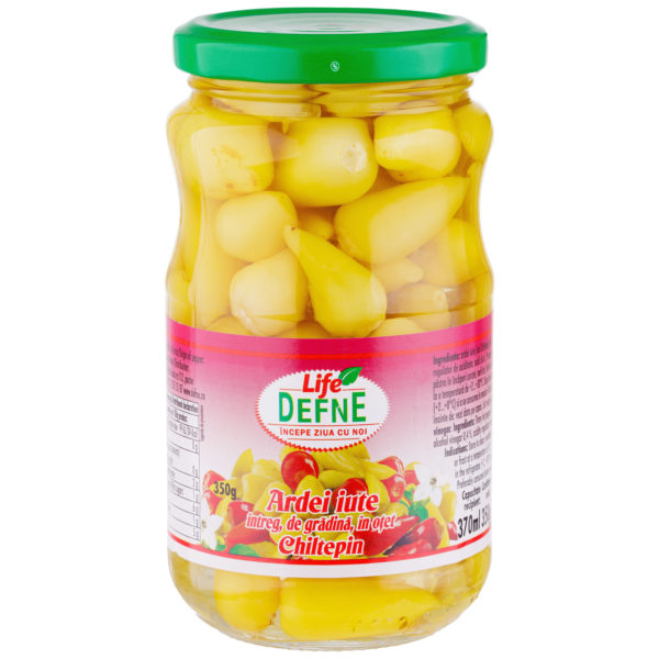 Ardei iute intreg in otet Chiltepin Defne 370ml