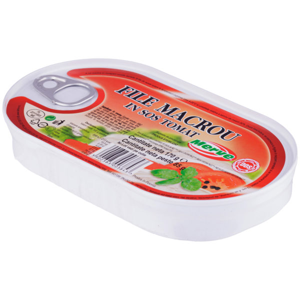 File Macrou in sos tomat Merve 170g