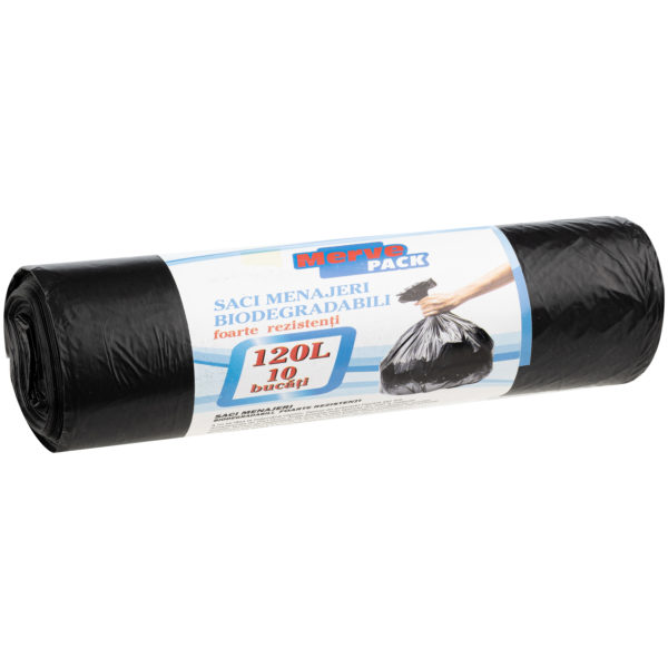 Saci menaj biodegradabili Merve Pack 120L