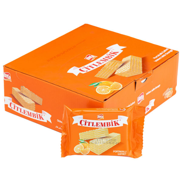 Bifa Citlembik napolitane cu aroma de portocale 40g
