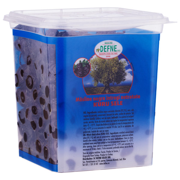 Masline naturale Kuru Sele Defne 800g