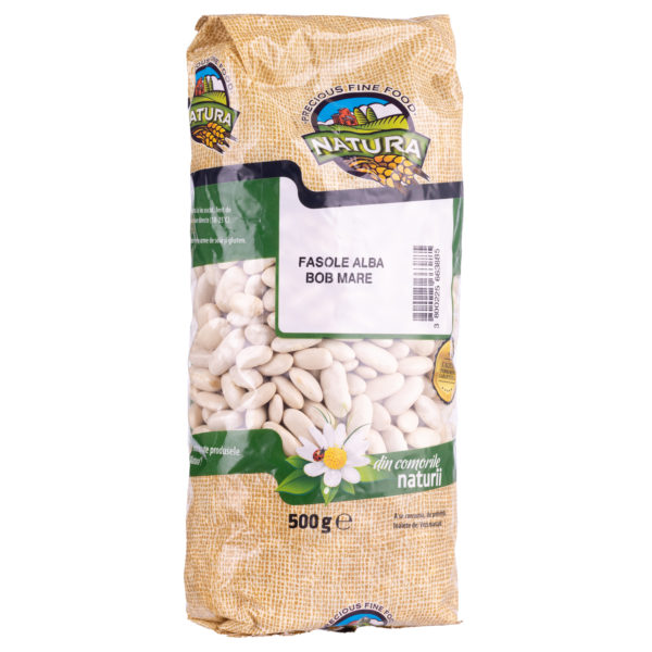 Fasole alba bob mare Natura 500g