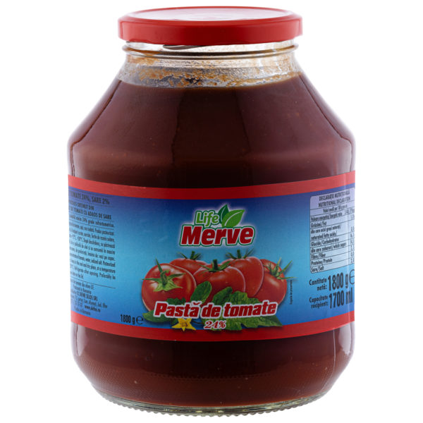 Pasta de tomate 24% Merve 1700ml