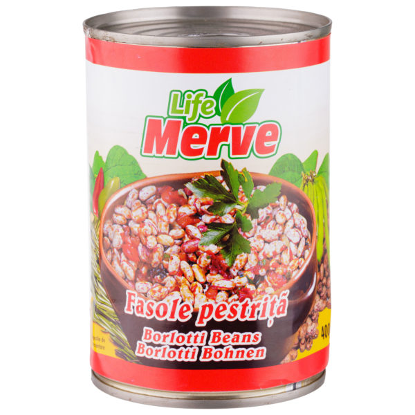 Fasole pestrita boabe Merve 425ml