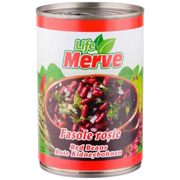 Fasole rosie boabe Merve 425ml