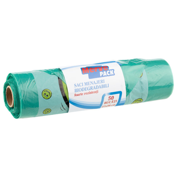 Saci menaj biodegradabili Merve Pack 50 saci pe rola